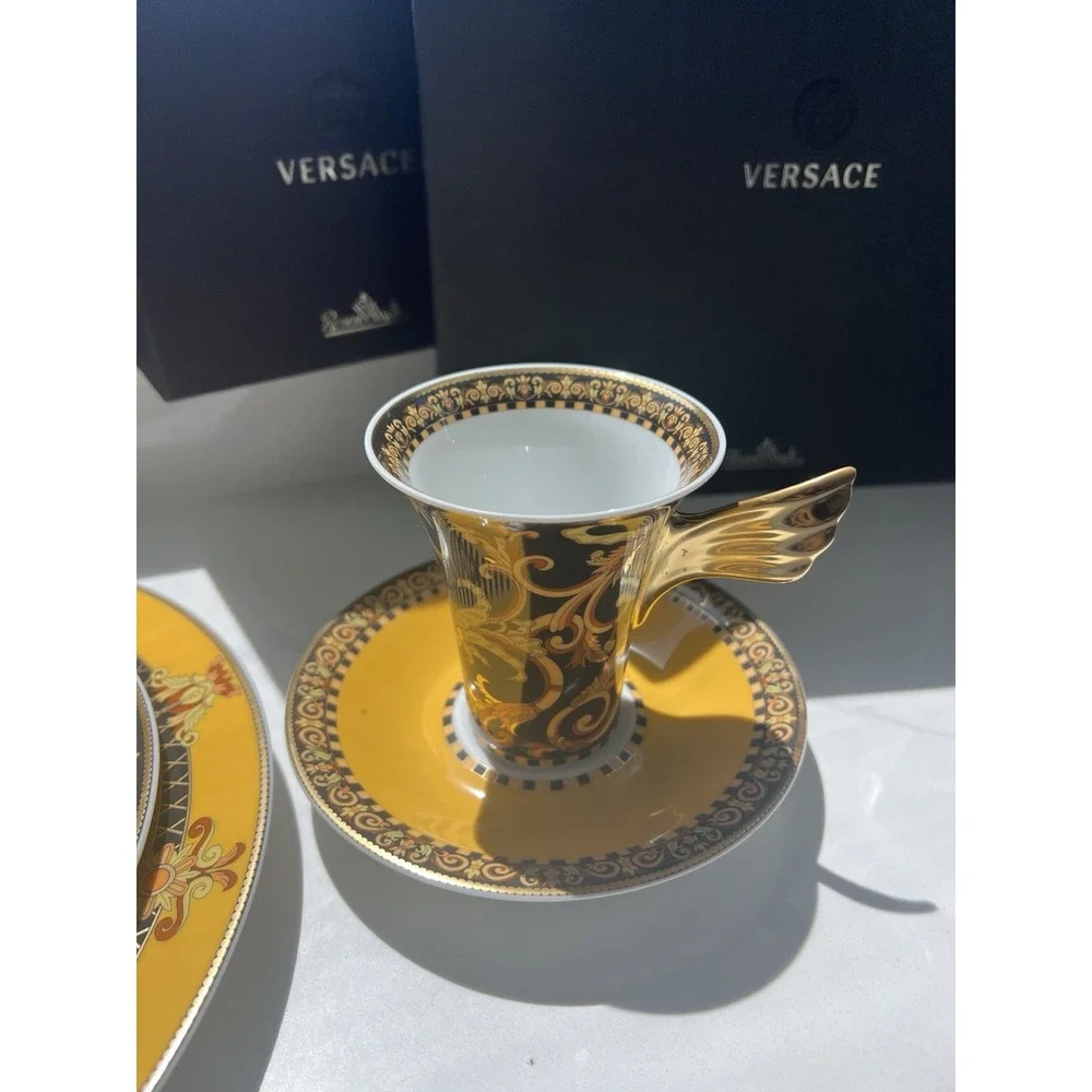 Versace by Rosenthal Barocco 5-Piece Place Setting(s) Unused Pristine Rare